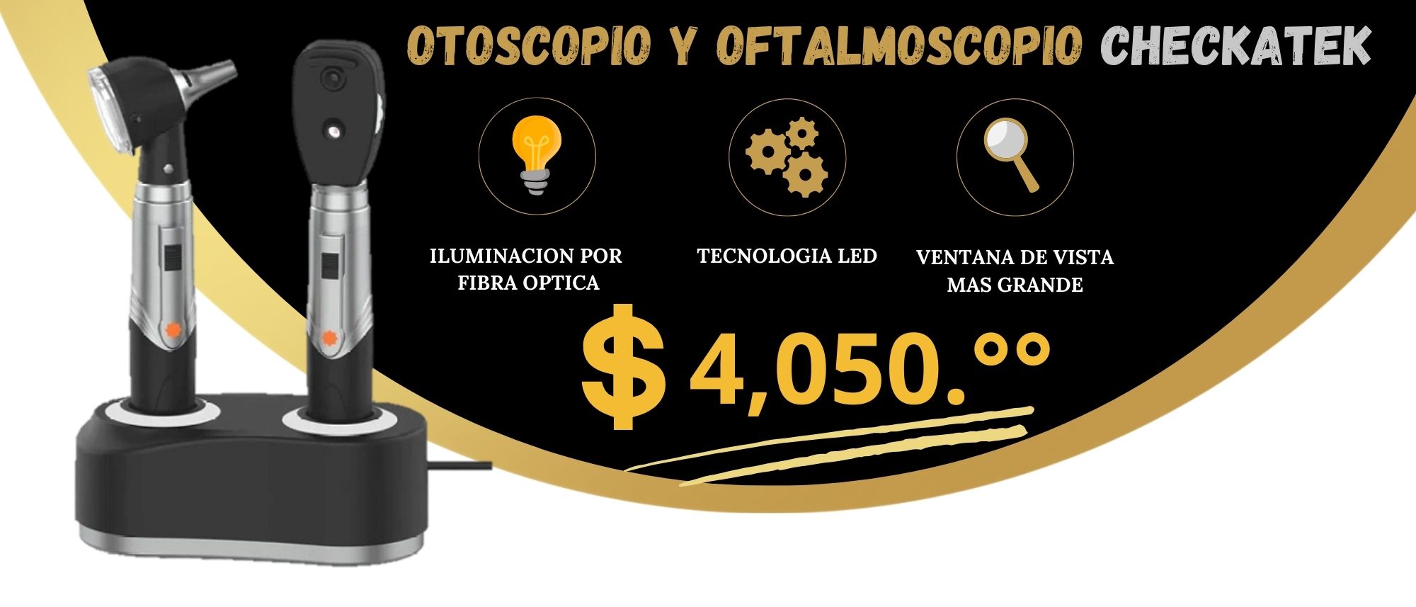 Otoscopio Slider. Otoscopio Slider.