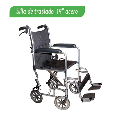 SILLA DE TRASLADO 19 ACERO